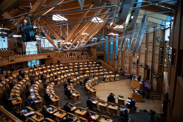 The majority of those polled said the Scottish Parliament should have more powers (Picture: Andy Buchanan/Pool/AFP via Getty)
