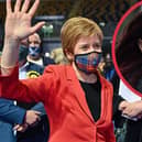 Nicola Sturgeon said that her constituency had shown that ‘racists and fascists are not welcome’,  pointing out that Britain First depute leader Jayda Fransen only gained 46 votes in Glasgow Southside (Photo: Getty Images).