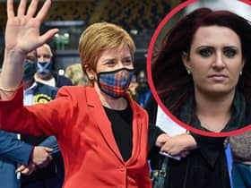Nicola Sturgeon said that her constituency had shown that ‘racists and fascists are not welcome’,  pointing out that Britain First depute leader Jayda Fransen only gained 46 votes in Glasgow Southside (Photo: Getty Images).