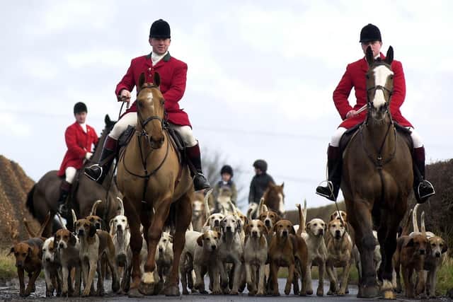 Supporters of mounting fox hunting in Kelso, pictured back in 2022 (pic: Ian Rutherford)