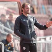 Hearts manager Robbie Neilson during the pre-season friendly match between Hearts and Partick Thistle at Tynecastle Stadium. Photo: Mark Scates / SNS Group