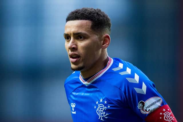 Message of support: Rangers captain James Tavernier