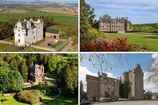 If you have a couple of million pounds to spare you could move into one of these amazing Scottish castles.