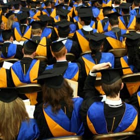 A university graduation