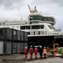Glen Rosa at the Ferguson Marine yard in November