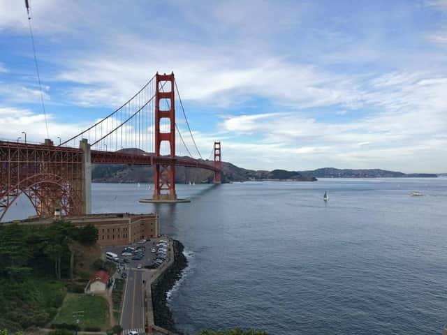 The Golden Gate Bridge in San Francisco, home to Silicon Valley