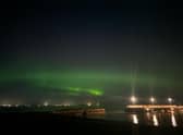 The Northern Lights from Cockenzie Harbour via Braden Campbell