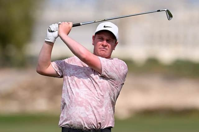 Bob MacIntyre was pleased with his opening six-under-par 66 at Doha Golf Club in Qatar. Picture: Ross Kinnaird/Getty Images.