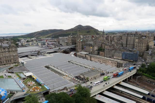 Waverley Station's glass roof covers the area of 14 football pitches. Picture: Martin Dawes