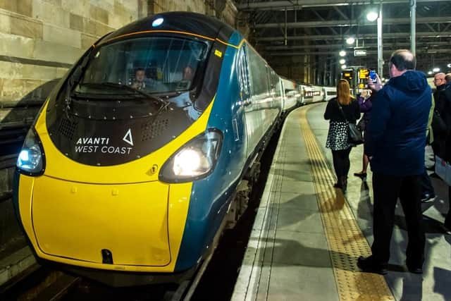 An Avanti West Coast service arriving at Glasgow Central. Picture: Avanti West Coast