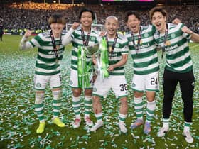 Celtic's five Japanese players.  (Photo by Alan Harvey / SNS Group)