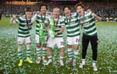 Celtic's five Japanese players.  (Photo by Alan Harvey / SNS Group)