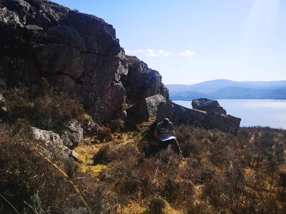 The site of the illegal still at Laggiedubh near Applecross, Wester Ross, which was found using a 19th Century account of an exciseman's raid.
PIC: NTS.