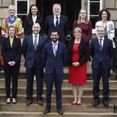 First Minister Humza Yousaf poses with his new Cabinet. Picture: Jeff J Mitchell/Getty Images