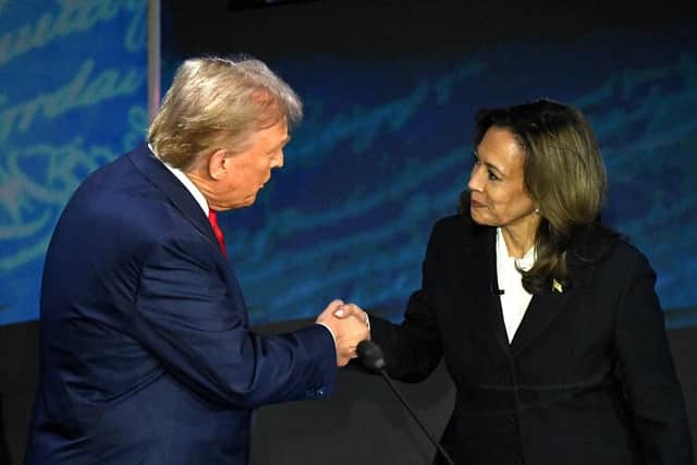 The polls are tightening in the election contest between Donald Trump and Kamala Harris. Picture: Chris duMond/Getty