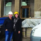 Graeme and Leanne on site at one of the conversion job. Image: contributed
