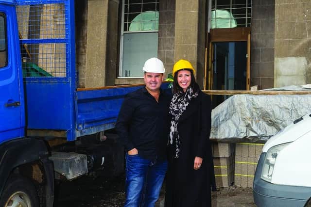 Graeme and Leanne on site at one of the conversion job. Image: contributed