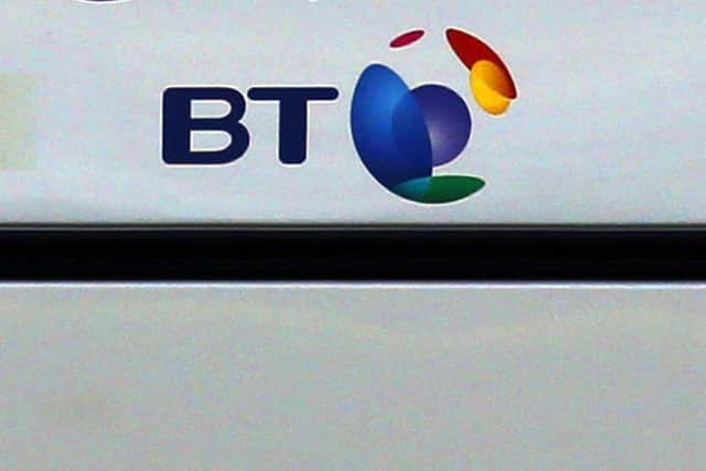 BT is giving 59,000 of its key workers £1,000 in cash in June and £500 will be awarded in shares under its employee share scheme after three years (Photo: Peter Byrne).