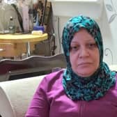 Suzan al-Daher, from Syria, has been separated from her two adult daughters and grandchildren.
