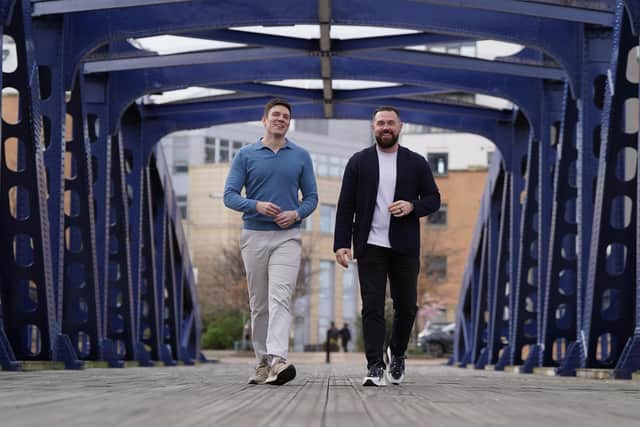 James Buchan (founder) and Paul Duffy (CEO) of Zudu. Picture: Stewart Attwood