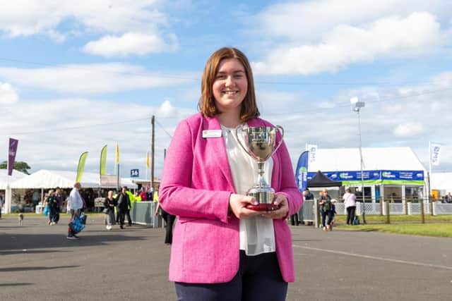 Catriona Brown, competitions manager at the Royal Highland and Agricultural Society of Scotland