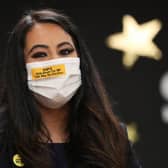 Anum Qaisar-Javed at Empire School of Dance in Airdrie during campaigning for the Airdrie and Shotts by-election.
