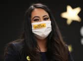 Anum Qaisar-Javed at Empire School of Dance in Airdrie during campaigning for the Airdrie and Shotts by-election.