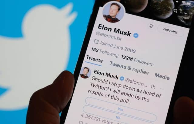 Elon Musk took over Twitter in October 2022 (Photo by Chris DELMAS / AFP) (Photo by CHRIS DELMAS/AFP via Getty Images)
