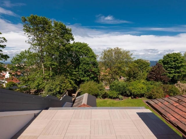 View from roof terrace.