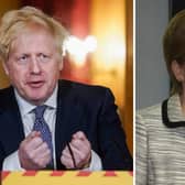 Nicola Sturgeon said Boris Johnson's comments were 'frankly disgraceful'