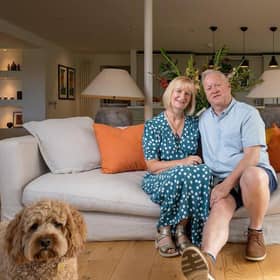 Jean & David Short, whose Bellsmanins home is set to feature in Scotland's Home of the Year.
Pic: BBC Scotland