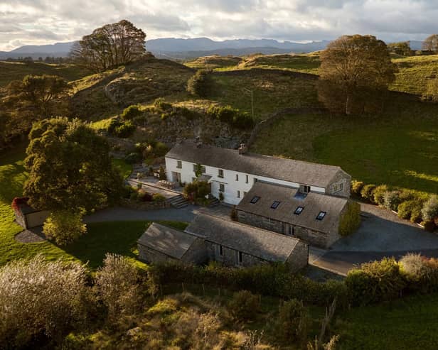 Grant Carson scooped the lavish five-bedroom farmhouse, having lived in the same semi-detached Glasgow home for 17 years.