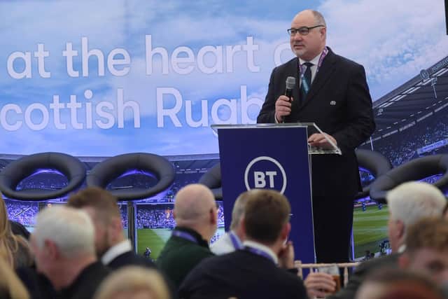 Scottish Rugby chief executive will take a 30 per cent wage cut. Picture: Gary Hutchison/SNS Group/SRU