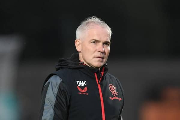 Rangers B team head coach David McCallum will take charge of first team training at the Scottish champions until a new manager is appointed. (Photo by Craig Foy / SNS Group)