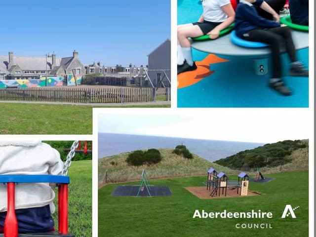 The Garden Crescent playpark within Gardenstown and the Sandhaven School playpark are both in need of upgrading.