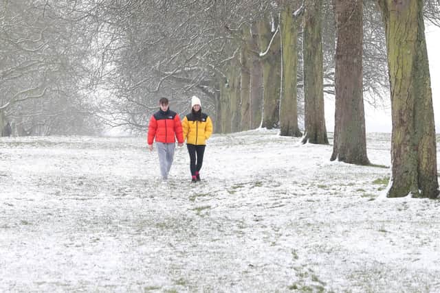 Conditions are set to become more hazardous, according to the Met office, with large parts of Scotland expected to be hit by snow and ice. Picture: Jonathan Brady/PA Wire.