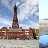 The turbines would be almost the height of the Blackpool Tower