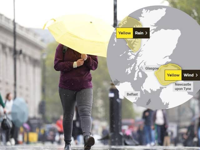 A weather warning has been issued from the Met Office