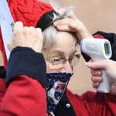 Fans will their temperature checked as a return of supporters to tier-one area matches is agreed for Ross County on Friday night. (Photo by Craig Williamson / SNS Group)