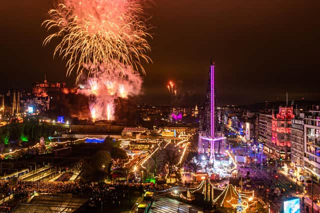 More than 75,000 revellers normally flock to Edinburgh's Hogmanay celebrations. Picture: Liam Anderstrem