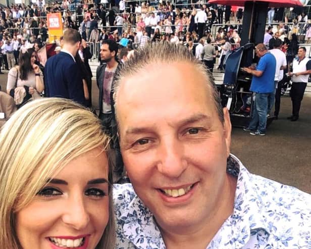 Kayleigh and her Dad, Paul