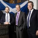 From left: head of financial services practice Charles Churchill, co-founder and MD Richard Jacobs, Scotland MD Andy Boyes, and senior adviser Mark Thundercliffe. Picture: Paul Grover.