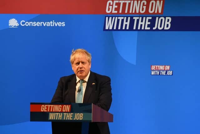 Boris Johnson address conference