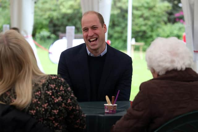 William found Betty in flirtatious mood