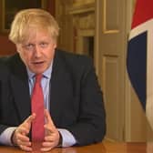 Boris Johnson ordered the public to stay at home during a TV broadcast on Monday night (Getty Images)