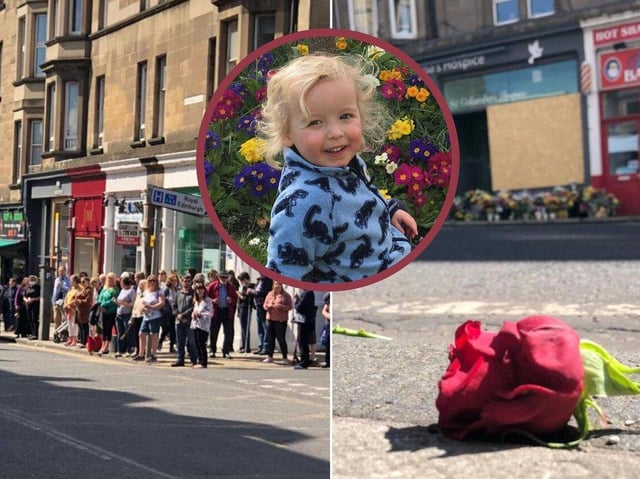 Mourners gathered to say goodbye to Xander Irvine