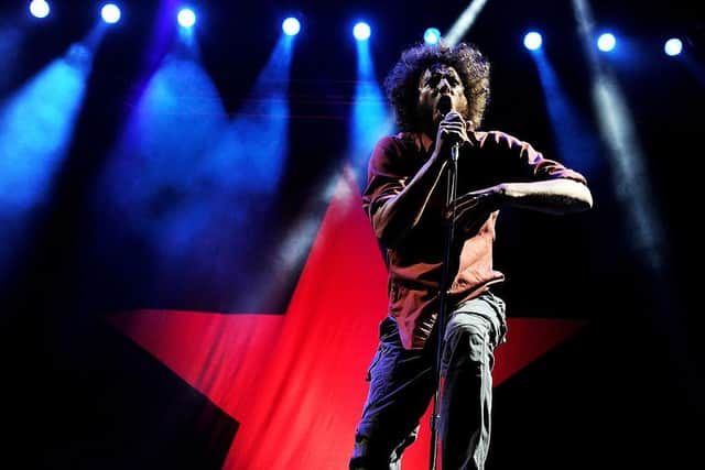 Singer Zack de la Rocha of Rage Against The Machine. Picture: Kevin Winter/Getty Images