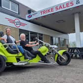 Rewaco Trikes Scotland, which is based in Brechin and launched in April, is the passion project of Gordon Carr and Ellie Whitehead. Picture: contributed.