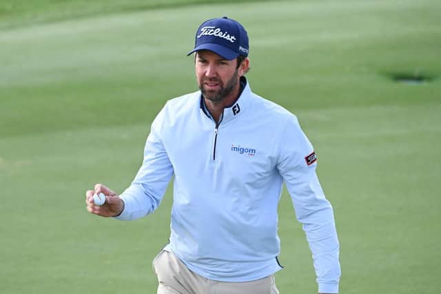 Scott Jamieson during the second round of the Abu Dhabi HSBC Championship at Yas Links. Picture: Ross Kinnaird/Getty Images.
