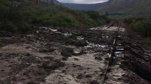 The debris was discovered near Bridge of Orchy.